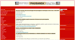 Desktop Screenshot of pausania.it