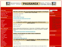 Tablet Screenshot of pausania.it